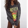 thumbnail image 1 of Nirvana Smiley Face Crewneck Sudadera Heliconia Color Nirvana Sudadera Regalo, 1 of 2