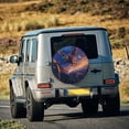 thumbnail image 5 of KLL Starry Sky Flying Tiger Pattern 14-17 inch Spare Tire Cover Universal Wheel Protector for Truck SUV Trailer Camping Rv Tire Covers-17 inch, 5 of 6