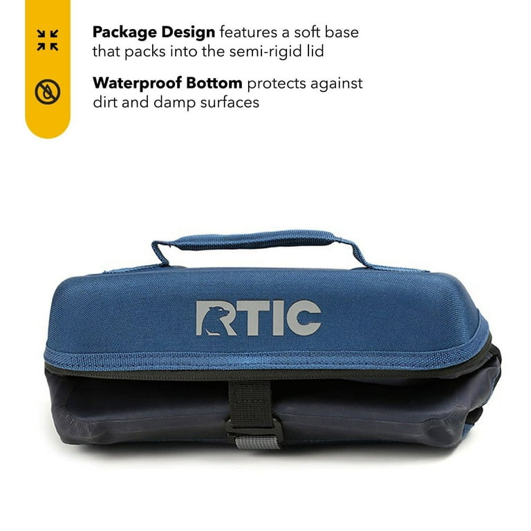 RTIC ソフトパック 8 NAVY ブルー/グレー RTIC Lightweight 8 Can Everyday Cooler with Insulated