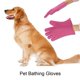thumbnail image 1 of Cepillo de baño impermeable de silicona para mascotas guantes de masaje para el cuidado del perro peine para el pelo color rojo rosa ANGGREK Otros, 1 of 8