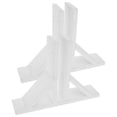 thumbnail image 6 of OUNONA  2 Pcs Wood Fence Stand Picket Support Feet Small Garden White, 6 of 7