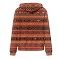 thumbnail image 6 of JTZGDY Vintage Hooded Sweatshirts for Women Fashion Aztec Print Ethnic Style Western Shirts Lightweight Casual Fall Long Sleeve Drawstring Hoodie Outwear Tops with Kangaroo Pockets Multicolor#30 M, 6 of 6