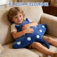 thumbnail image 5 of 14" Soft Plush Manta Ray Stuffed Animal, Cuddly Ocean Animal Toy With Adorable Polka Dot Design, Cozy Hug Pillow For Snuggling, Napping, Decor For Bedroom, Living Room, Perfect Gif, 5 of 6