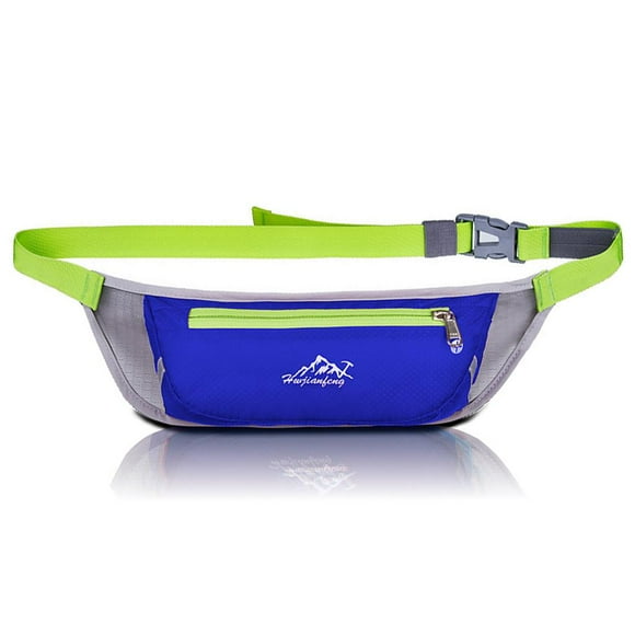 S SERENABLE Sac de Taille Imperméable en Nylon pour Course, Escalade et Sports en Plein Air Ceinture Bleu Foncé