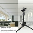thumbnail image 4 of Dalazy Support de Microphone en Plastique Support de Table Portable Trépied Micro Support de Bureau avec Pince, 4 of 9
