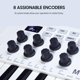 thumbnail image 3 of Laurio Teclado de Control Midi de 25 Teclas Mini Teclado USB portátil Controlador Midi con 25 Teclas, 3 of 9