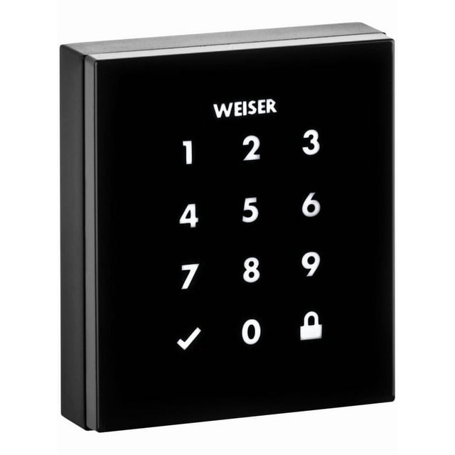 Weiser Obsidian Pêne dormant électronique Nickel Satiné pour entrée sans clé