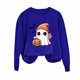thumbnail image 2 of Ailaofu Womens Halloween Crewneck Sweatshirt Cute Long Sleeve Graphic Pullover Tops Fall Fashion Clothes, 2 of 4