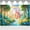 5.9x3.6FT, variant on Candyland Castle Backdrop Lollipop Candy Rainbow Ferris Wheel Banner Sweet Candyland Party Decorations Background