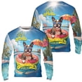 thumbnail image 3 of Hello Summer Boston Terrier Pool Day on Watermelon Float All Over Print 3D Sweatshirt Unisex Merch Gentleman Dog Lover Gifts - 13008, 3 of 6