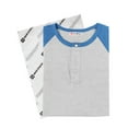 thumbnail image 5 of H2H Men's Casual Slim Fit Short Sleeve Henley Shirt Raglan Baseball T-Shirts Tee (CMTTS233), 5 of 6