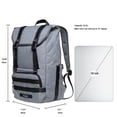 thumbnail image 2 of Travel Laptop Backpack, Outdoor Rucksack, School backpack Fits 15.6" (23-GREY), 2 of 5