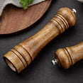 thumbnail image 4 of Wooden Pepper Grinder, 1 Count Manual Salt Grinder Seasoning Utensils, Portable Kitchen Accessories for Outdoor Camping BBQ, Kitchen Gadgets, 4 of 9