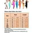 thumbnail image 2 of Frontwalk Ladies Long Dresses Scoop Neck Summer Beach Sundress Solid Color Dress Holiday Sexy Sleeveless Slip Dress for Women Black L, 2 of 3