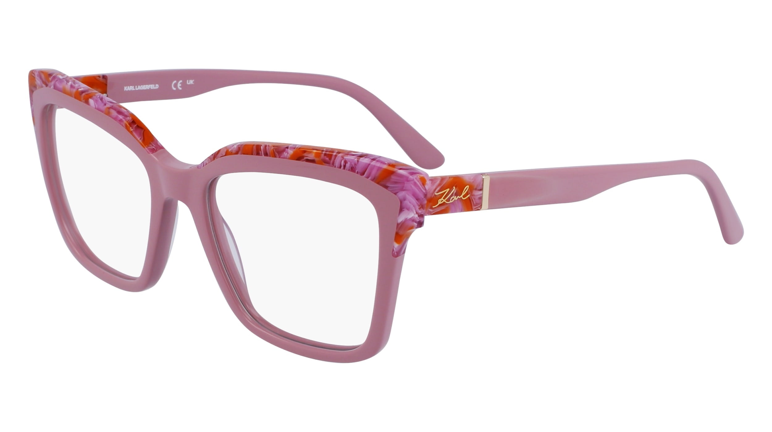 KARL LAGERFELD KL6136 612 51mm Cat Eye Eyeglasses Women's Cherry