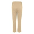 thumbnail image 5 of iHPH7 Dress Pants Women, Work Pants Women, Business Casual Pants for Women, Trousers Pants for Women, Elastic Waist Pants for Women, Beige L, 5 of 9