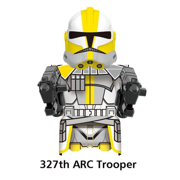 Disney Brand The Bad Batch Clone Trooper Building Blocks ARC Commander ...