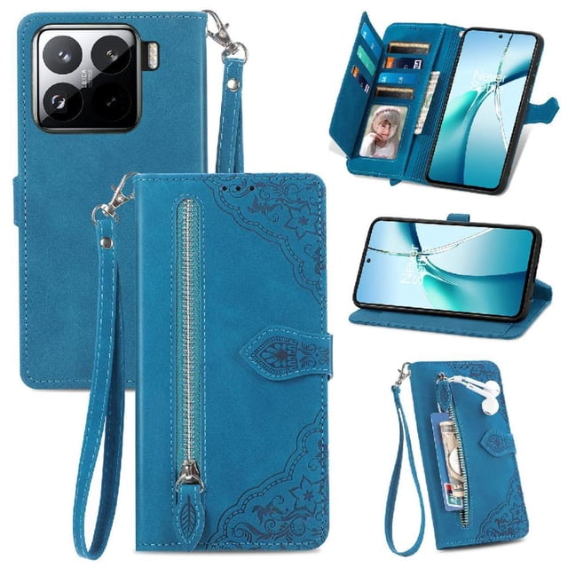 Funda billetera anti-golpes para GANGXUN Xiaomi 15 Pro , ideal para día a día y trabajo