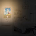 Reflective Led Sensor 2 Pack LED Motion Sensor Night Light Red Train Summer Journey 3 ...