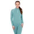 thumbnail image 3 of Trespass - Camiseta Interior Deportiva Gina para Mujer (Negro, Gris Tormenta), 3 of 3