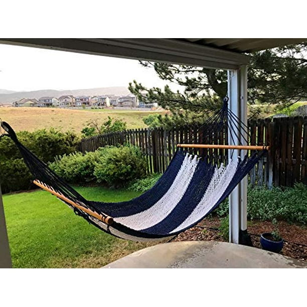 Double Hammock with Spreader Bars Indoor and Outdoor HMK-2211-168 Double Hammock with Spreader Bars Indoor and Outdoor HMK-2211-168