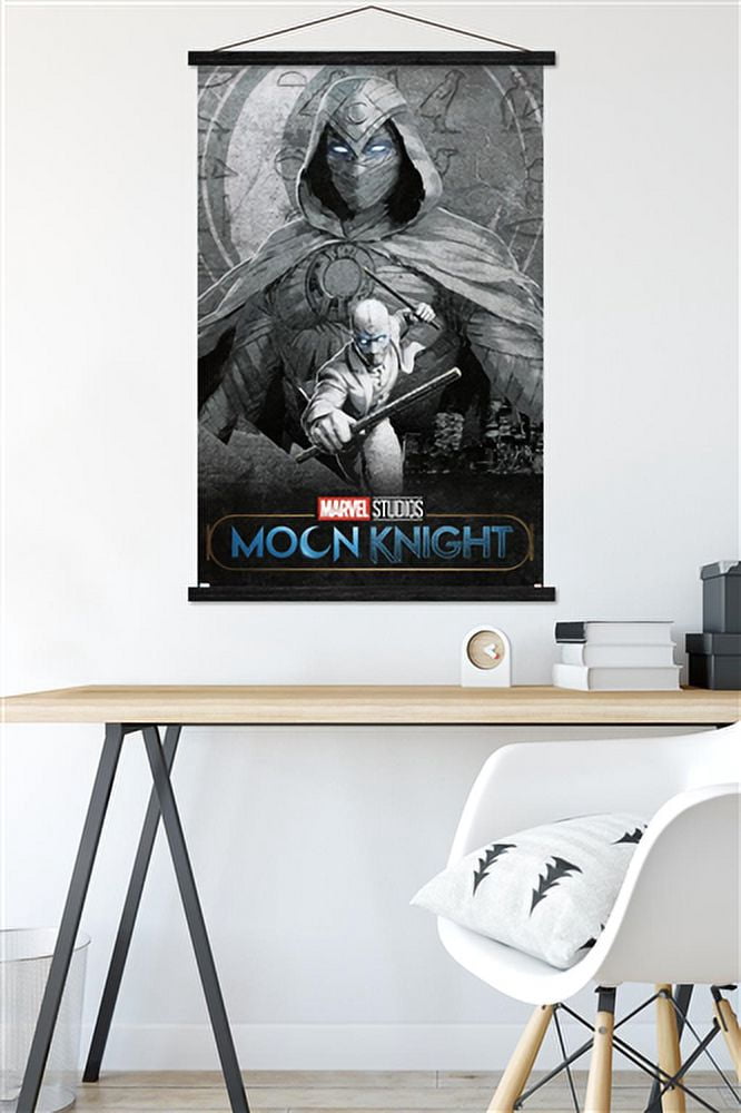 Marvel Moon Knight - Teaser Wall Poster with Magnetic Frame, 22.375" x 34"
