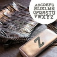 thumbnail image 1 of Parches de alfabeto Soledad 26 piezas de Coser en apliques decorativos negro, 1 of 9