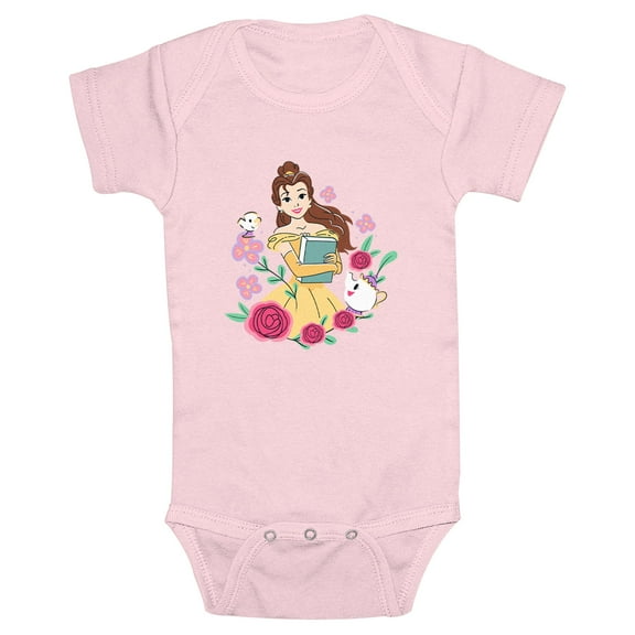Infant's Beauty and the Beast Belle with Book  Bodysuit