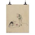 thumbnail image 2 of Print: Two Mice, One Lying On The Ground With Head Resting On Forepaws, 2 of 4