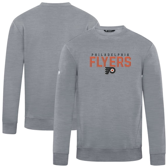 Men's Levelwear Gray Philadelphia Flyers Zane Carve Pullover Sweatshirt