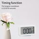thumbnail image 5 of Reloj electrónico digital: pantalla LED, estéreo, alarma de repetición, cambio 12/24H, cuenta regresiva, pantalla 3D, alarma, blanco, 5 of 8