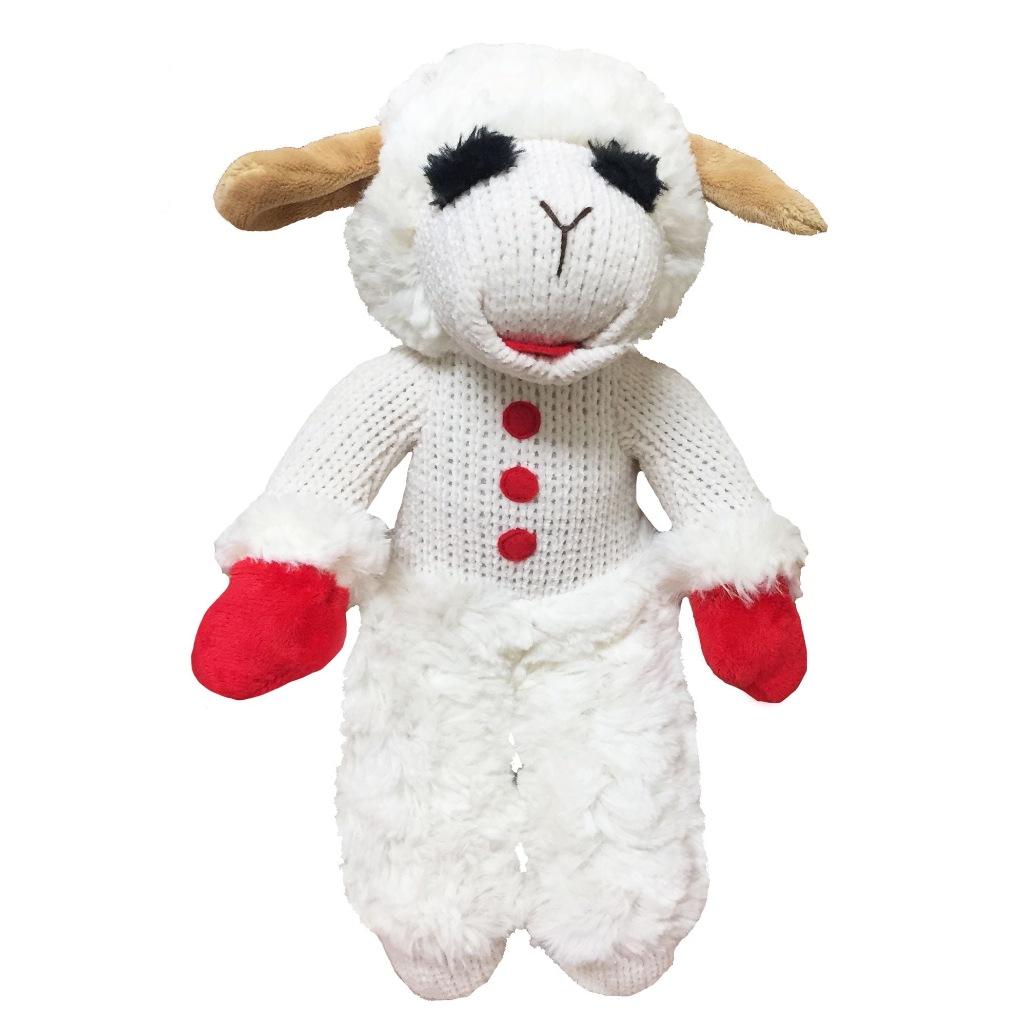 Multipet Standing Lamb Chop Plush Dog Toy, Medium - Walmart.com - Walmart.com
