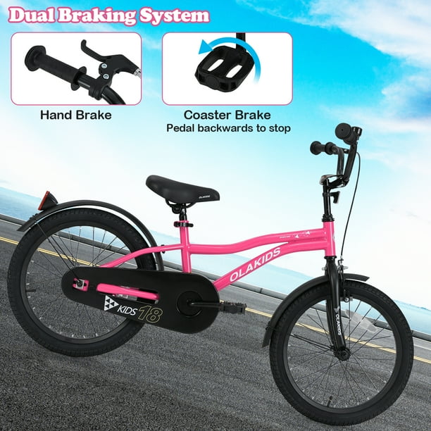 Vélo Enfant 16 Pouces – Roues Stabilisatrices, éclairage LED, Cadre Acier Carbone – Pour 5-8 Ans, 105-135 Cm, Charge 60 Kg