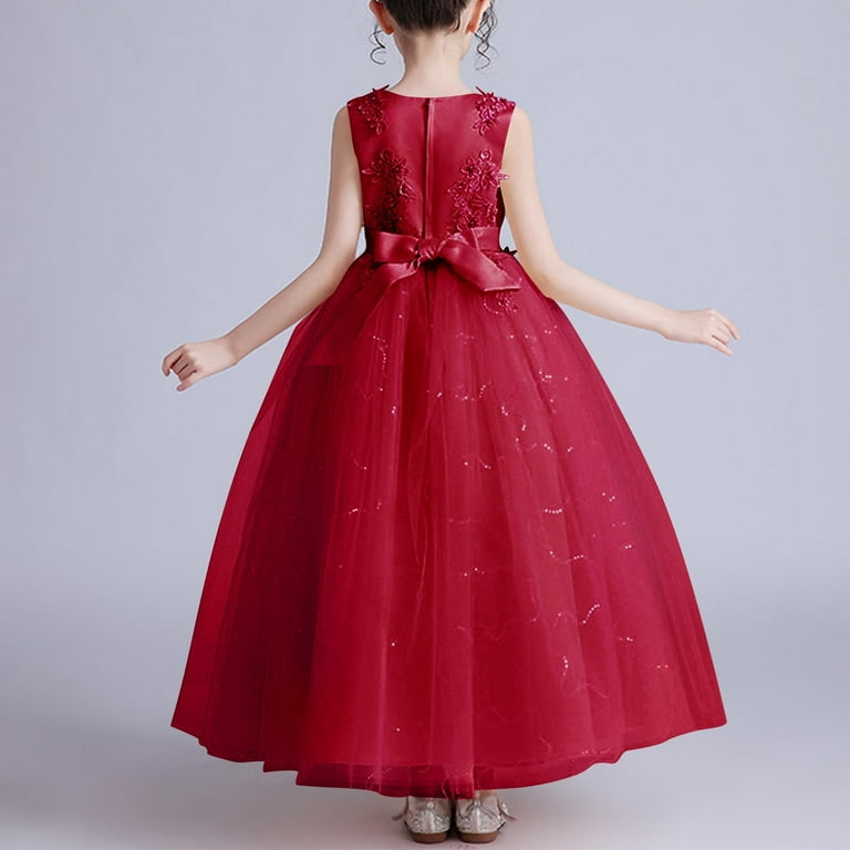 ATOGUTA Size 4T-14 Junior Dresses for Teen Girls formal Kids Tulle Wedding Guest Party Birthday Bridesmaid Communion Pageant Prom Ball Gown Red - Walmart.com ATOGUTA Size 4T-14 Junior Dresses for Teen Girls formal Kids Tulle Wedding Guest Party Birthday Bridesmaid Communion Pageant Prom Ball Gown Red - Walmart.com