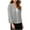 Gray, variant on ibuvkizy Cardigan Sweaters for Women Loose Long Sleeved Breathable Cardigans Women's Casual Blouse Soft Loose Cardigan Knitted Sweater Cropped Tops Mint Green L