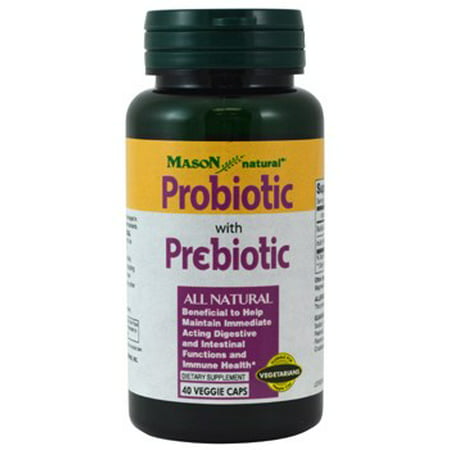 Mason Natural Probiotic With Prebiotic Veggie Caps - 40