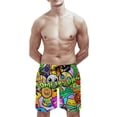 thumbnail image 6 of Geometry Dash Mens Board Shorts Quick Dry Swim Trunk Lightweight Soft Swimsuit Bathing Suit for Boys 3XL, 6 of 8