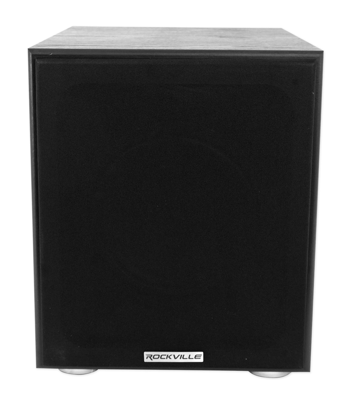 Rockville Bluetooth Home Receiver+(4) 6.5" Bookshelf Speakers+8" Subwoofer Sub + Rockville R14GSBR100 Red/Blk 14 Gauge 100' Ft. Mini Spool Car Audio Speaker Wire