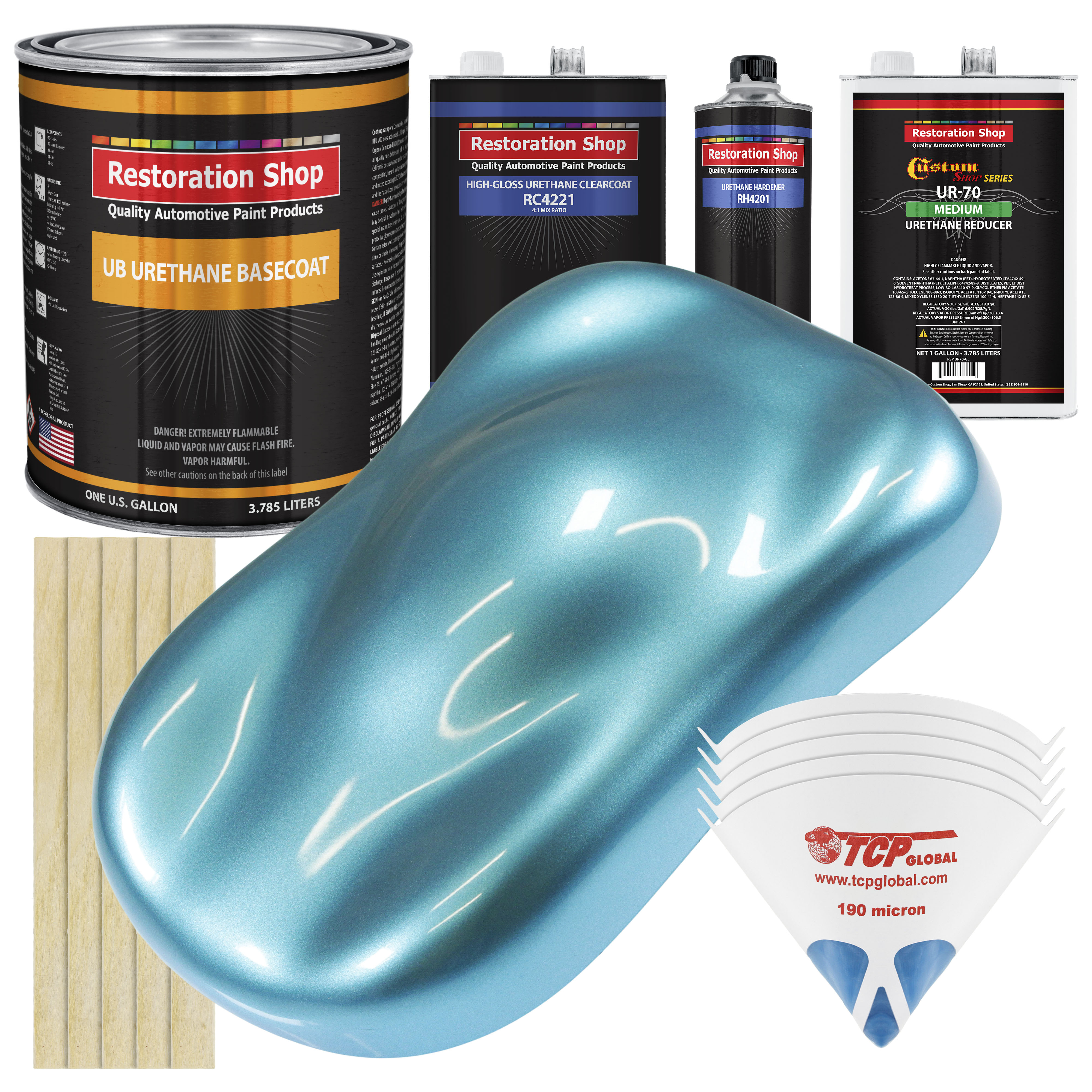 frost blue car paint