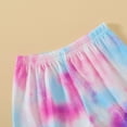 thumbnail image 5 of Mercatoo Toddle Girls Summer Outfit Camisole Gradient Color Tops and Shorts 2Pcs Set Suitable For Children 2 to 8 Kids Clothes, 5 of 7