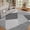 Geometric Gray, variant on Pentantan 5'x7' Area Rugs for Living Room, Machine Washable Modern Geometric Neutral Rug, Non Slip Low Pile Waterproof Indoor Carpet for Bedroom Dining Room Office, Easy to Clean, Gray