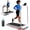 White, variant on CNSRX Folding Treadmill for Home with 2.0 HP Motor 10% Incline 300 lb Capacity