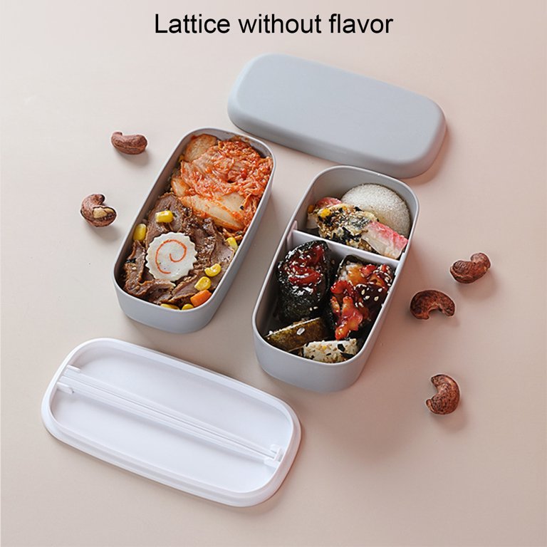  linoroso Stackable Bento Box Adult Lunch Box  Meet All You  On-the-Go Needs for Food, Salad and Snack Box, Premium Bento Lunch Box for  Adults Include Utensil Set, Dressing Containers 