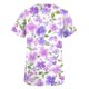 thumbnail image 5 of Tops de Manga Corta para las Mujeres Suelto Ajuste Casual Suelto Impreso Bolsillo V-Cuello Enfermería Uniforme Superior, 5 of 5
