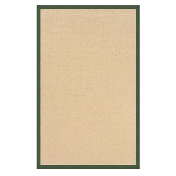 Linon Athena 5' x 8' Natural & Green Area Rug