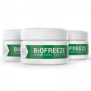 Biofreeze Cream, 3 Oz. Jar, 10% Menthol, 2 Count