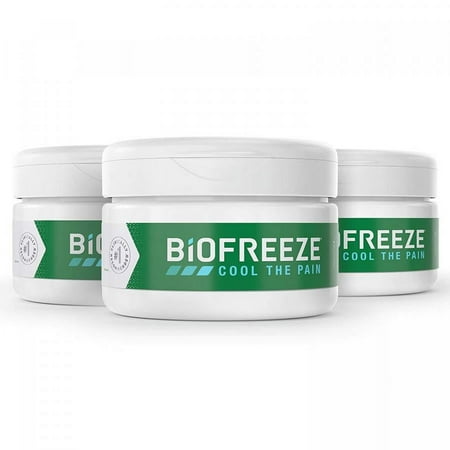 Biofreeze Cream, 3 Oz. Jar, 10% Menthol, 2 Count