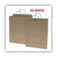 thumbnail image 4 of Premium Shopping Bag, 12" X 6.5" X 17", Brown Kraft, 50/box | Bundle of 2 Boxes, 4 of 4