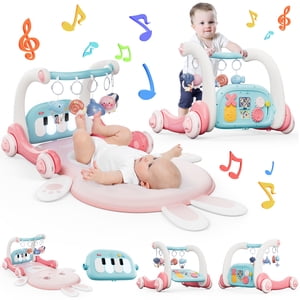 JoyStone 4-in-1 Baby Gym Play Mat & Learning Walker