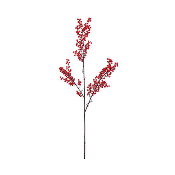 Allstate Ilex Berry Artificial Branch Spray - 48" - Red